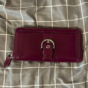 Burgundy Coach Wallet
